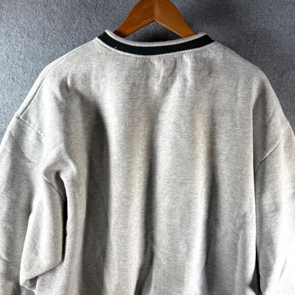 Vintage ESY Built to Last Sweatshirt Mens L/XL Gray Carolina Beach, NC Crew Neck - Picture 6 of 8